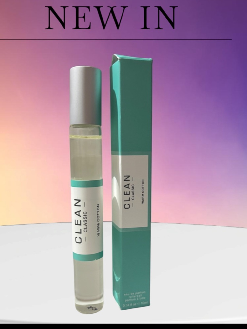 Clean Classic Warm Cotton EDP Rollerball 10ml/0.34 fl oz